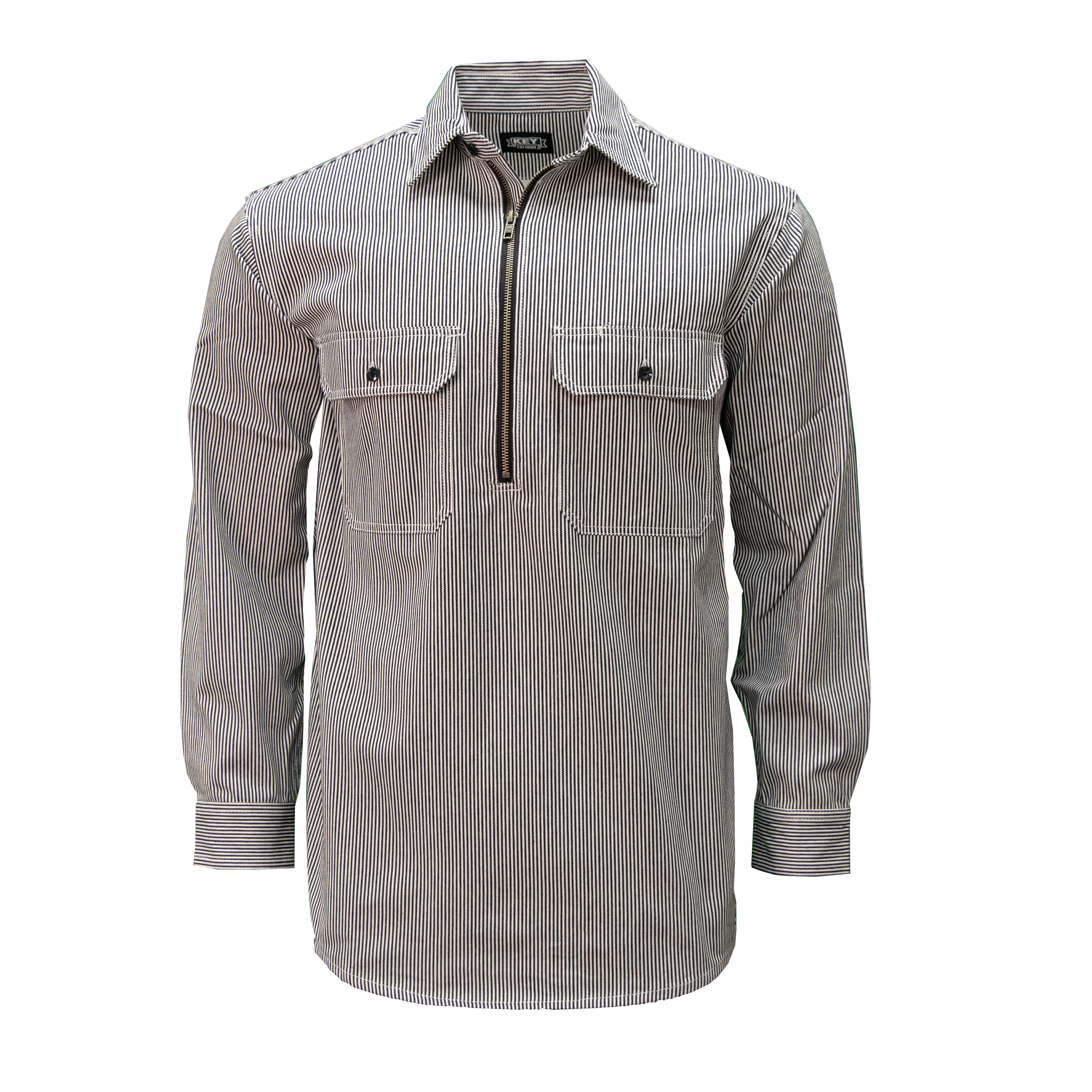 トップス lawgy stripe front shirring shirt lawgy（ラウジー）の「stripe front shirring shirt