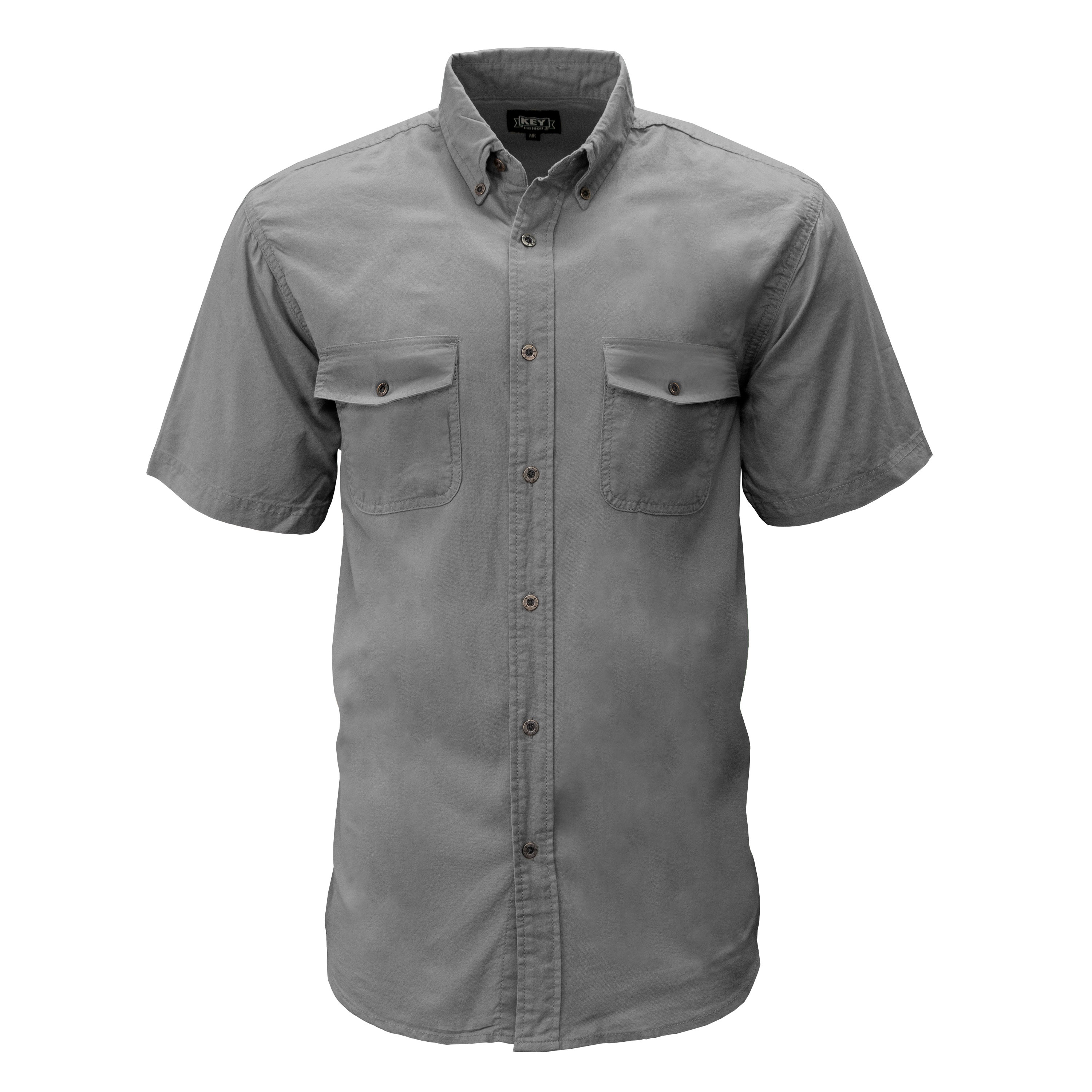 Key Liberty Short Sleeve Work Shirt - Navy