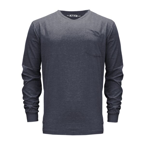 Key KEY Long Sleeve Pocket T-Shirt 860-SEA KEY Long Sleeve Pocket T-Shirt Thumbnail