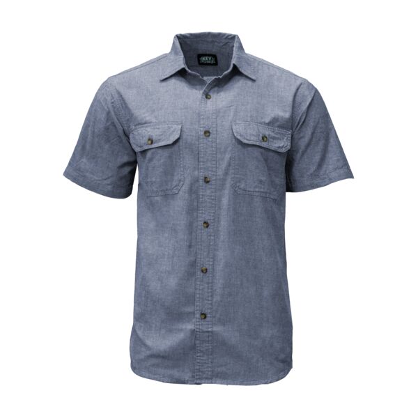 Key Blue Chambray Short Sleeve Work Shirt 507-C Blue Chambray Short Sleeve Work Shirt Thumbnail