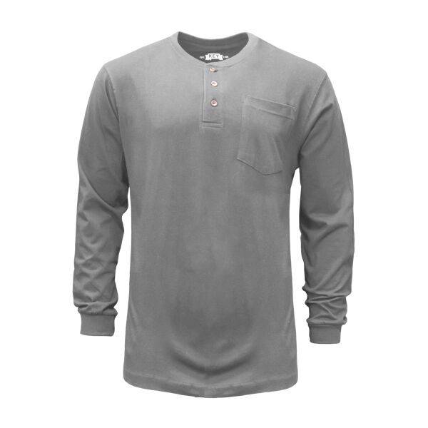 Key KEY Spartan Long Sleeve Pocket Henley 865-C KEY Spartan Long Sleeve Pocket Henley Thumbnail